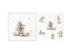 Boltze Servietten Knuffi 2-fach Sortiert 3 cm x 165 cm x 165 cm Weiß-Beige* Papier Servietten