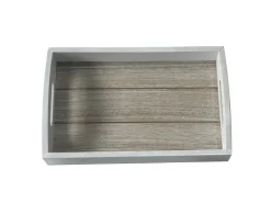 Boltze Tablett Conner Klein 5 cm x 14 cm x 23 cm Weiß* Stifte
