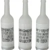 Boltze Teelichthalter Flasche 3-fach sortiert