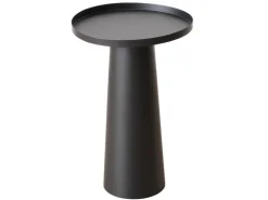 Boltze Tisch Jacky Mittel Ø 33 cm x 50 cm Schwarz