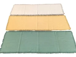 Boltze Tischläufer Lenea 3-fach Sortiert 140 cm x 40 cm Mehrfarbig