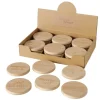Boltze Untersetzer BBQ 6-fach Sortiert 1,5 cm x 10 cm x 1,5 cm Natur* Vasen