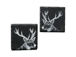 Boltze Untersetzer Moritz 2-fach Sortiert 10,5 cm x 10,5 cm Schwarz - Weiß