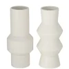 Boltze Vase Sybil 2-fach Sortiert 30 cm x 13 cm x 30 cm Creme* Vasen