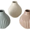Boltze Vase Trio 11 cm x Ø 10 cm Farbenauswahl* Vasen