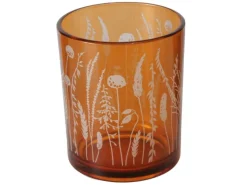 Boltze Windlicht Jelena Klein 3-fach Sortiert Ø 7 cm x 8,5 cm Mehrfarbig