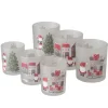 Boltze Windlicht Monti 2-er Set Ø 7 cm x 8,3 cm Mehrfarbig 3-fach sortiert