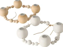 Boltze Xmas Kerzenleuchter Beads 2-fach sortiert* Kerzenhalter