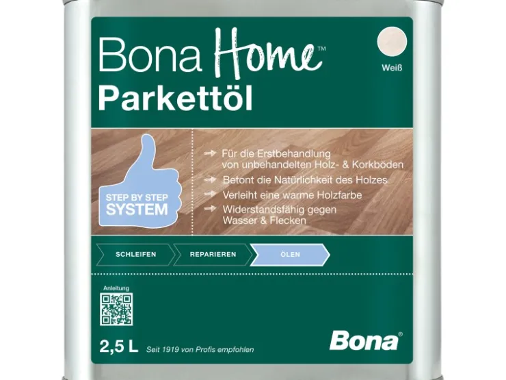 Bona Home Parkett-Öl 2,5 l* Weißlacke