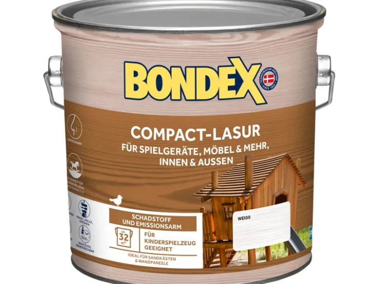 BONDEX Compact-Lasur 2,5 l* Holzfarben