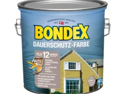 BONDEX Dauerschutz-Farbe seidenglänzend 2,5 l* Holzfarben|Außen-Fassadenfarben
