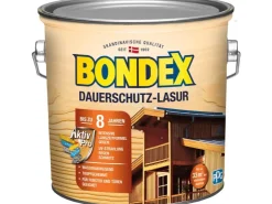 BONDEX Dauerschutz-Lasur Eiche 2,5 l* Holzfarben|Weißlacke