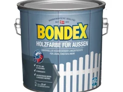 BONDEX Holzfarbe für Aussen Lichtgrau 2,5 L* Holzfarben