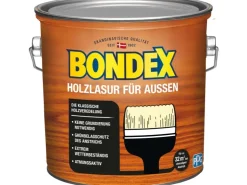 BONDEX Holzlasur für Außen seidenglänzend 2,5 l* Holzfarben