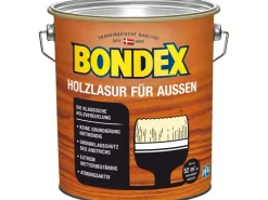 BONDEX Holzlasur für Außen seidenglänzend 4 l* Holzfarben