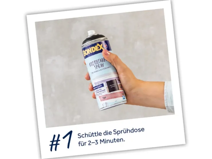 BONDEX Kreidefarbe Spray Wolkiges Weiss 0,4 l* Bastelfarben|Kreativfarben