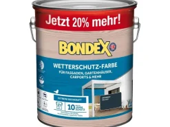 BONDEX Wetterschutz-Farbe - 3 l reicht für ca. 27 m²