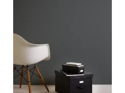 Bricoflor anthrazit Tapete Geometrisch Schwarze Mustertapete mit Glitzer Effekt für Schlafzimmer und Küche Waschbeständige Vliestapete mit Vinyl* Tapetenmuster
