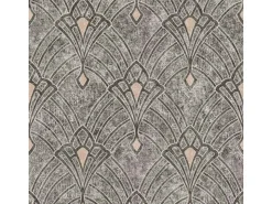 Bricoflor Art Deco Tapete Nostalgisch Schwarz Graue Jugendstil Vliestapete Im Vintage Stil Vlies Mustertapete Im antik Look für Esszimmer und Flur* Tapetenmuster