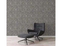 Bricoflor Art Deco Tapete Nostalgisch Schwarz Graue Jugendstil Vliestapete Im Vintage Stil Vlies Mustertapete Im antik Look für Esszimmer und Flur* Tapetenmuster