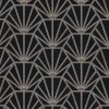 Bricoflor Art Deco Tapete in Schwarz und Grau Moderne Tapete Im 20er Jahre Stil Elegante Vliestapete Ideal für Schlafzimmer und Wohnzimmer* Dekorative Tapeten