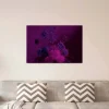 Bricoflor Ausgefallenes Wandbild In Lila Blumen Leinwand Bild In Ölgemälde Optik Stillleben Bild Im Neobarock Stil Für Schlafzimmer Und Wohnzimmer