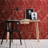 Bricoflor Barock Tapete in Rot und Gold Vintage Tapete mit Elegantem Ornament Neobarock Vliestapete Ideal für Schlafzimmer und Bars* Fototapeten