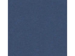 Bricoflor Blaue Tapete in Leinenoptik Moderne Uni Vliestapete in Marineblau für Schlafzimmer Dunkelblaue Vlies Wandtapete mit Vinyl Leinenstruktur* Dekorative Tapeten