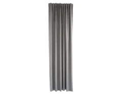 Bricoflor Blickdichter Vorhang mit Verdeckten Schlaufen Allen Kiesel* Türvorhänge