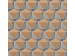 Bricoflor Bunte Tapete 60Er Jahre Retro Vliestapete Geometrisch Vlies Mustertapete In Leinenoptik Ideal Für Wohnzimmer Und Küche* Tapetenmuster