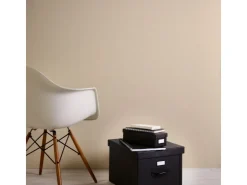 Bricoflor Creme Beige Tapete Einfarbig Vinyl Vliestapete mit Struktur Ideal für Badezimmer und Schlafzimmer Helle Uni Tapete fürs Bad* Tapezierzubehör