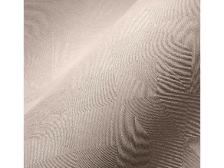 Bricoflor Geometrische Tapete In Rosegold Elegant Vlies Mustertapete In Rosa Apricot Mit Glanz Effekt Ideal Für Schlafzimmer