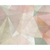 Bricoflor Geometrische Tapete In Betonoptik Bunt Pastellfarben Vliestapete Mit Dreiecken Ideal Für Jugendzimmer Und Wohnzimmer