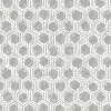 Bricoflor Hexagon Tapete in Weiß Grau Moderne Mustertapete mit Geometrischem Design Büro und Schlafzimmer Vliestapete mit Sechseck Muster* Tapetenmuster
