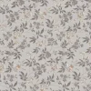 Bricoflor Landhausstil Tapete Für Küche Und Schlafzimmer Graue Vliestapete Floral Vintage Blumentapete Hellgrau Mit Ranken