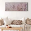 Bricoflor Lavendel Bild Auf Leinwand Blumenwiese Wandbild In Flieder Lila Ideal Für Schlafzimmer Und Küche Provence Leinwandbild Mit Lavendelfeld