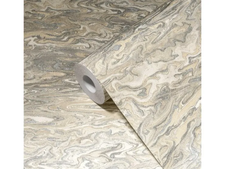 Bricoflor Marmor Tapete Elegant Vlies Mustertapete In Creme Beige Grau Vliestapete Ideal Für Wohnzimmer Und Schlafzimmer* Tapetenmuster