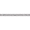 Bricoflor Neobarock Tapeten Bordüre Selbstklebend Wand Bordüre in Creme und Grau Ornament Tapetenborte mit Vinyl Ideal für Schlafzimmer und Badezimmer
