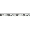 Bricoflor Schmale Tapetenbordüre Selbstklebend Vinyl Tapete mit Blumen in Grau Florale Tapetenborte Ideal für Schlafzimmer und Küche