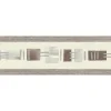 Bricoflor Selbstklebende Tapetenbordüre in Grau und Braun Moderne Bordüre in Taupe für Küche und Wohnzimmer Vlies Tapetenborte mit Vinyl* Bordüren