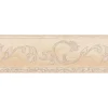 Bricoflor Selbstklebende Bordüre für Küche im Landhausstil Beige Tapetenbordüre im Mediterranen Stil Ornament Wand Bordüre aus Vlies und Vinyl* Bordüren
