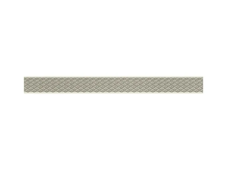 Bricoflor Selbstklebende Tapetenbordüre mit Ornament Neobarock Bordüre für Wohnzimmer und Schlafzimmer Vlies Bordüre in Weiß und Silber