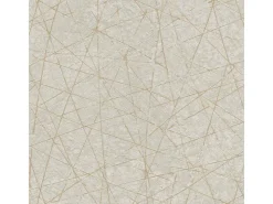 Bricoflor Tapete Beige Gold Ideal für Flur und Wohnzimmer Moderne Vliestapete mit Linien Muster und Struktur Prägung* Tapetenmuster