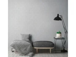 Bricoflor Tapete Weiß überstreichbar Retro Tapete mit Muster Ideal für Wohnzimmer und Küche Vliestapete zum überstreichen