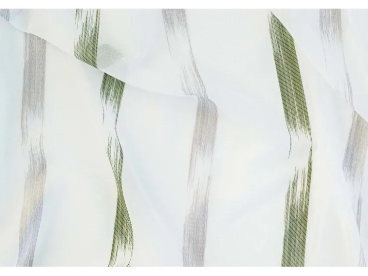 Bricoflor Transparenter Vorhang mit Verdeckten Schlaufen Steen* Türvorhänge