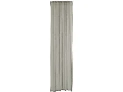 Bricoflor Transparenter Vorhang mit Verdeckten Schlaufen Neta Beige