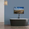 Bricoflor Wandbild Dünen Strand Meer Leinwandbild Ostsee Motiv Deko Bild Maritim Für Wohnzimmer Und Schlafzimmer 120 X 80 Cm* Wanddekoration