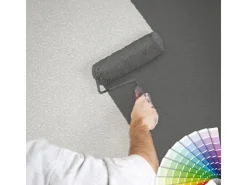 Bricoflor Weiße Strukturtapete überstreichbar Flur und Esszimmer Tapete mit Vinyl Struktur zum überstreichen Uni Vliestapete Hell Ideal für Diele