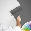 Bricoflor Weiße Tapete Dezent überstreichbare Uni Vliestapete Schlicht Ideal für Badezimmer und Küche Moderne Einfarbige Wandtapete mit Vinyl* Überstreichbare Tapeten