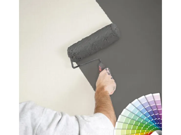 Bricoflor Weiße Wandtapete Schlicht Uni Tapete Weiß überstreichbar für Badezimmer und Küche Einfarbige Vliestapete Hell Ideal zum überstreichen* Überstreichbare Tapeten